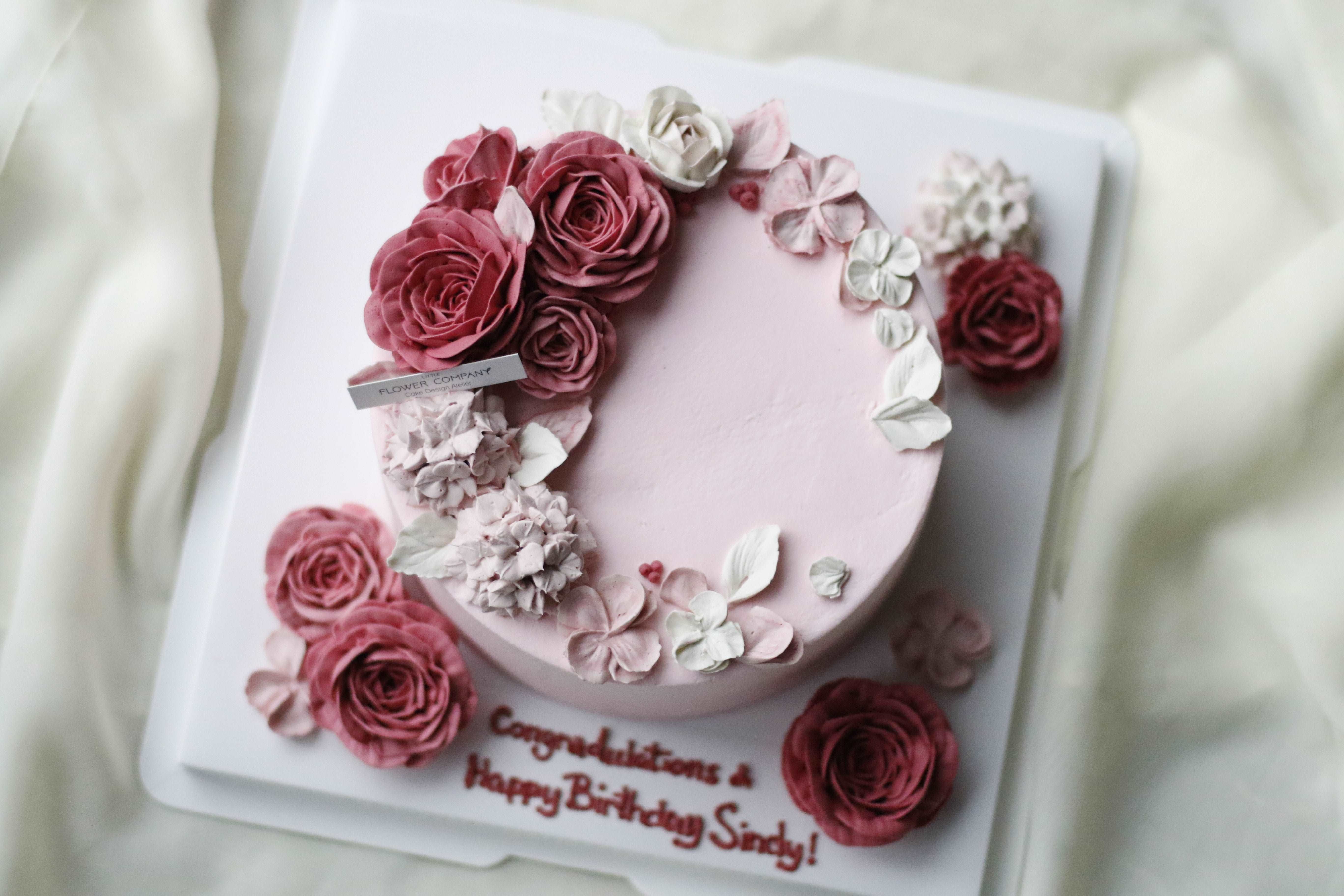 Buttercream Floral Cake By The Sweet Spot's Swee San Baker