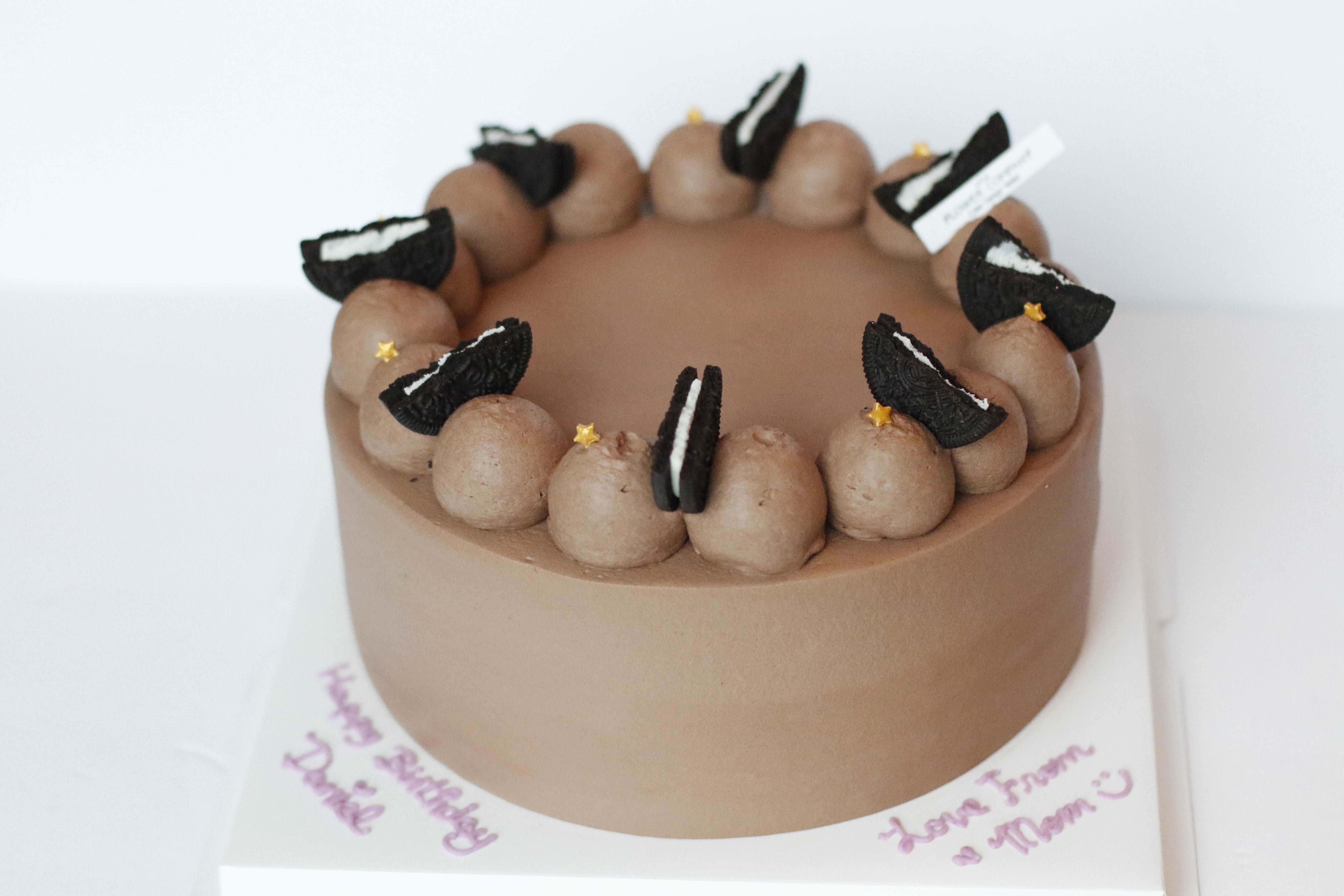 Chocolate Oreo cloud chiffon cream cake